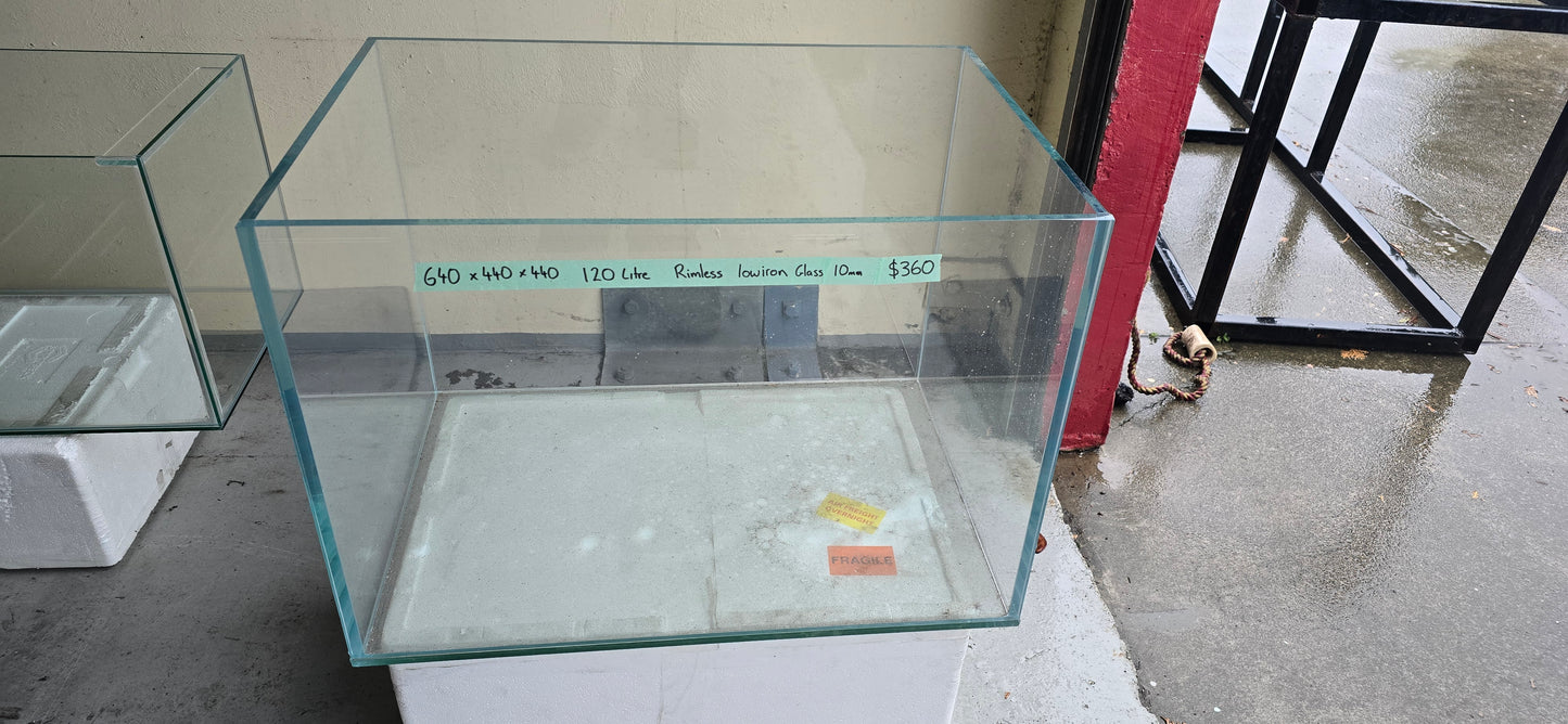 Rimless Low Iron Glass 120L