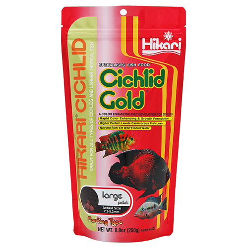 Hikari Cichlid Gold Large Pellet 250gm Floating