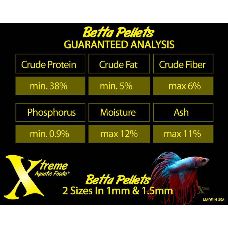 Xtreme Betta 1mm Pellet