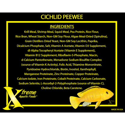 Xtreme Cichlid Peewee 1.5mm Pellet