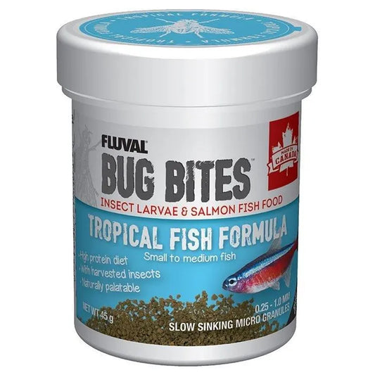 Fluval Bug Bites – Tropical Formula 45g (Expired)